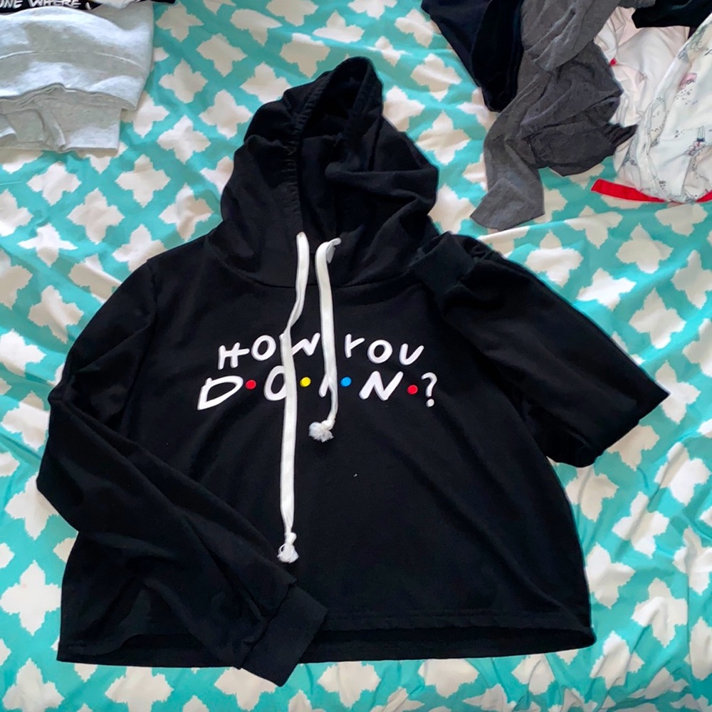 Cropped hoodie